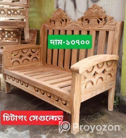 ২ পার্টের এই সেগুনের সোফা বিক্রি হবে