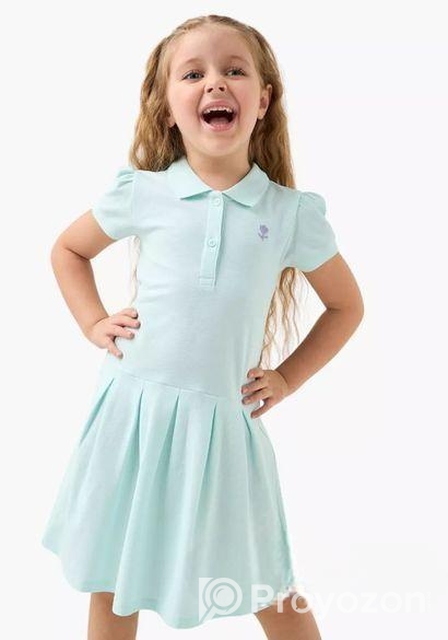 Polo Dress with Short Sleeves