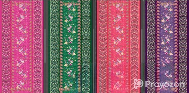ডিজিটাল প্রিন্ট সুতি থ্রি পিস