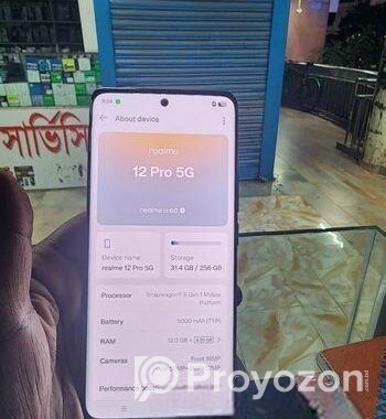 Realme 12 pro 12/256 gb 100 fresh (Used)