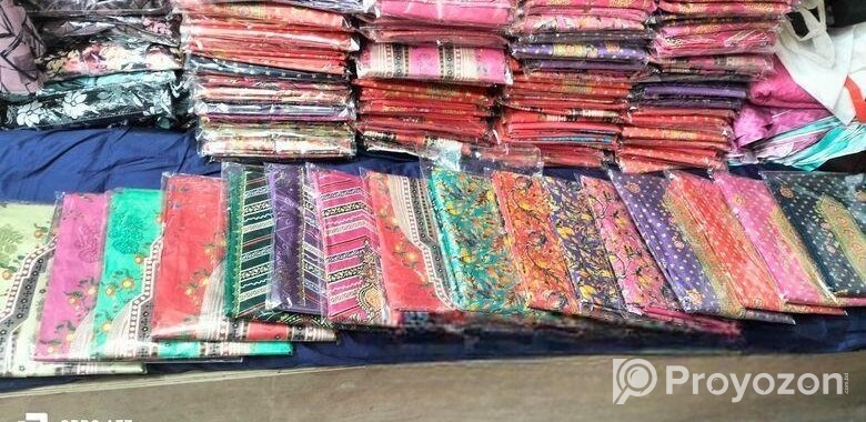 ডিজিটাল প্রিন্ট সুতি থ্রি পিস