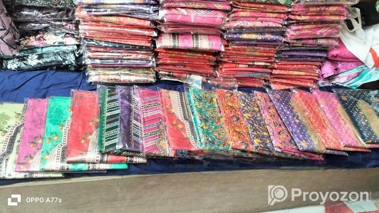 ডিজিটাল প্রিন্ট সুতি থ্রি পিস