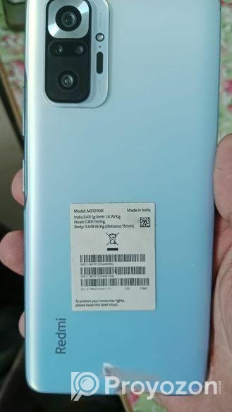 Xiaomi Redmi Note 10 ৬ ram (Used)
