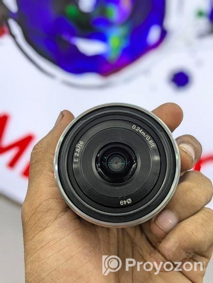 Sony 16mm 2.8 lens used
