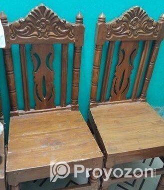 সেগুন কাঠের ডাইনিং টেবিল