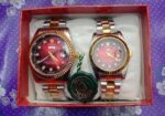 Viral Rolax Couple watch Combo