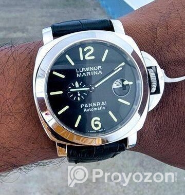 PANERAI Automatic Watch Full Steel & Magnifying Gl