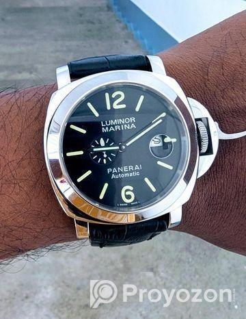 PANERAI Automatic Watch Full Steel & Magnifying Gl