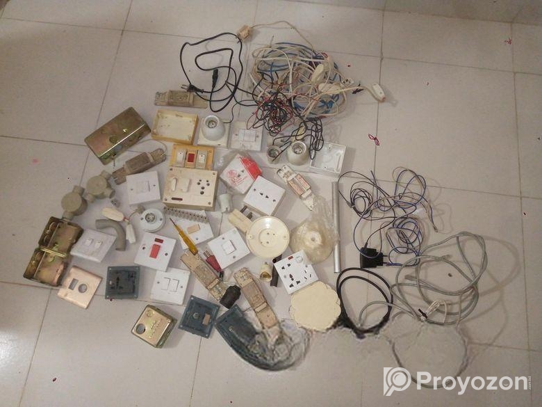 ‎ইলেকট্রিক সুইচ সহ সবগুলো আইটেম বিক্রি করা হবে একস