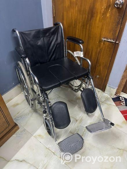 WHEEL CHAIR WITH POT almost new branded