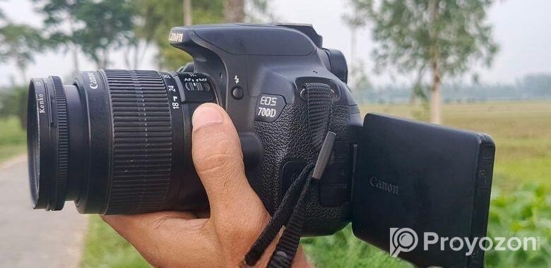 Canon 700d with 50 Mm Lens ফুল ফ্রেস ক্যামেরা ডিসপ