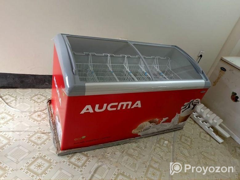 নতুনের মতো Aucma 550l বড় ডিসপ্লে ফ্রিজ –