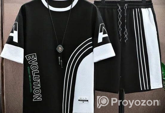 Combo Half T-shirt And 3 Quarter Pants For Man