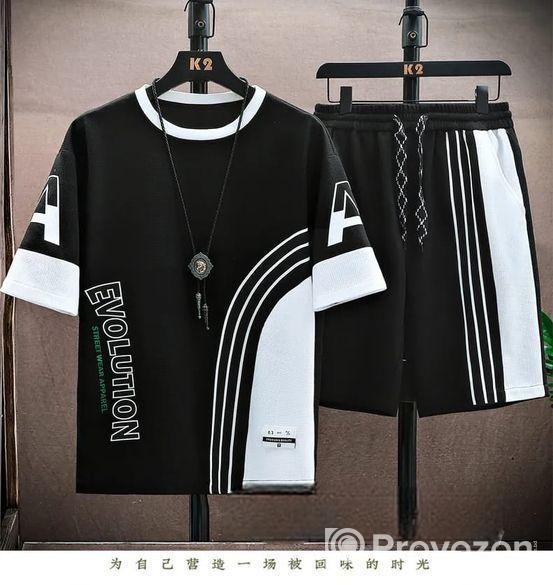 Combo Half T-shirt And 3 Quarter Pants For Man