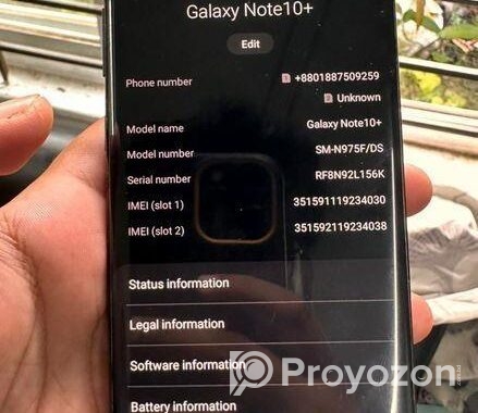 Samsung Galaxy Note 10 plus (Used)