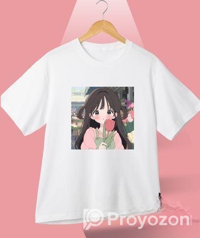 Ladies Premium Full Cotton Half Sleeve T-Shirt – D