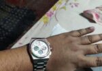 Naviforce 8048 Ch – Sliver White For Men