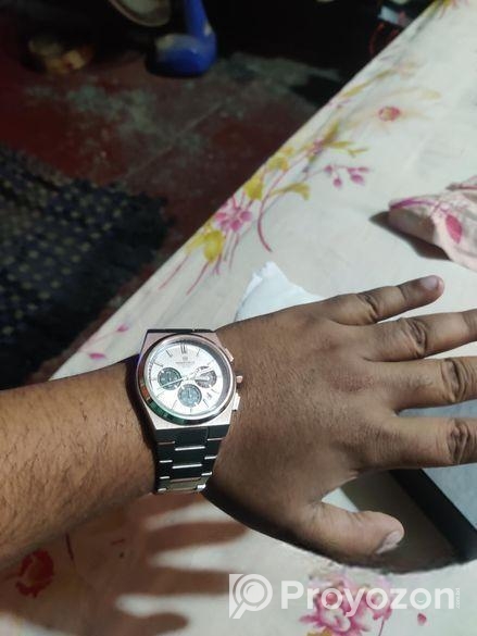 Naviforce 8048 Ch – Sliver White For Men