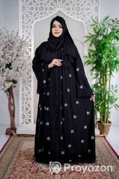 Embroidery Pakhi Borkha