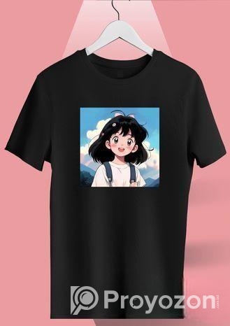 Ladies Premium Full Cotton Half Sleeve T-Shirt – D