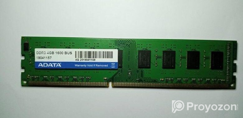Adata Ddr3 4gb Desktop Pc Ram