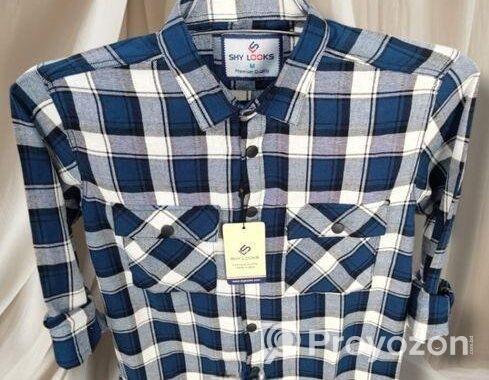 Premium Snap Button Double Pocket Shirt