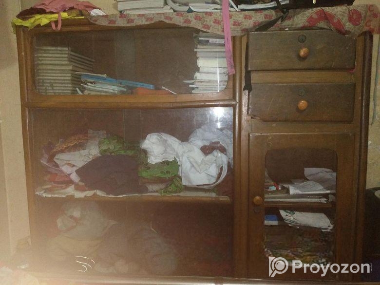 Showcases dobbel glass