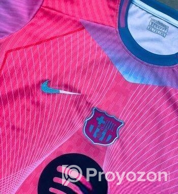 Fc Barcelona Pink Third Jersey