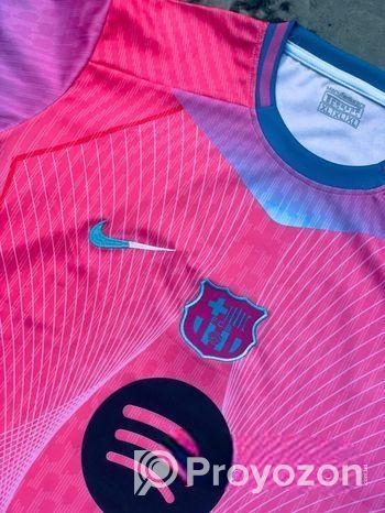 Fc Barcelona Pink Third Jersey
