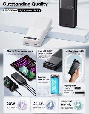 Remax Rpp-72 20w+22.5w Fast Charging Power Bank 20