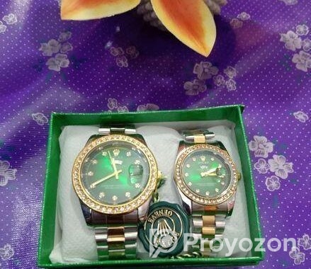 Viral Rolax Couple watch Combo