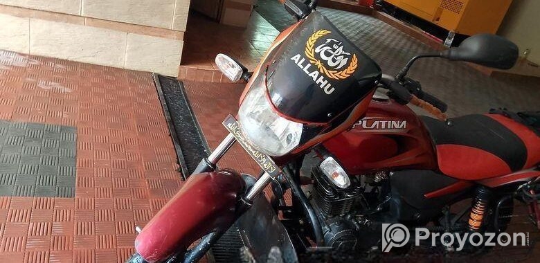 Bajaj Platina লাল কালার 2009