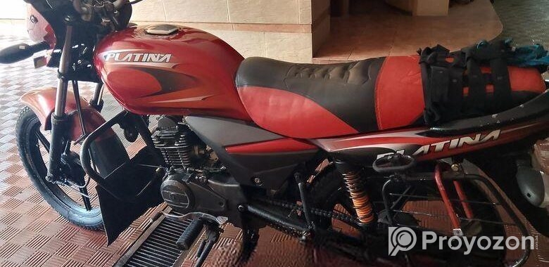 Bajaj Platina লাল কালার 2009