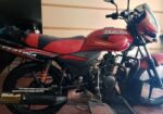 Bajaj Platina লাল কালার 2009