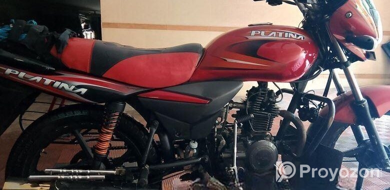 Bajaj Platina লাল কালার 2009