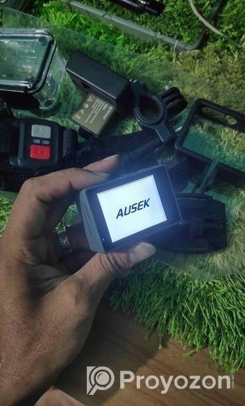 Action Camera Ausek 5K Wife, Full setap.