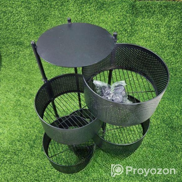 5 Layer Square / Round Shaped Kitchen Rack :