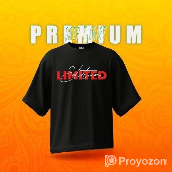 Premium Cotton Drop Shoulder Tshirt