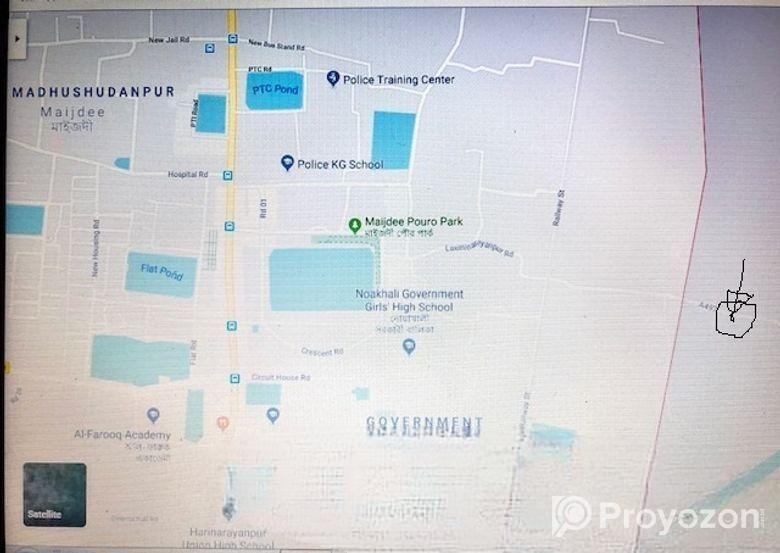 পূর্ব দেবীপুর (মাইজদী), নোয়াখালীতে একটি বড় জমি বিক