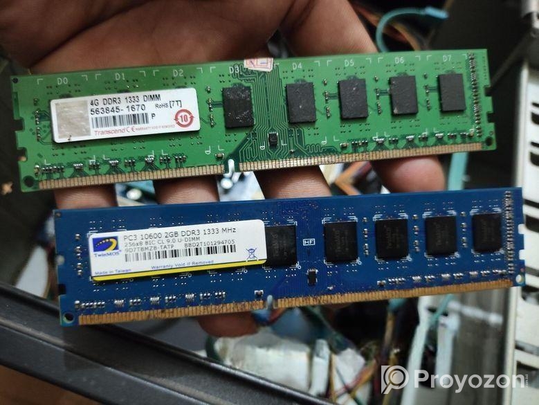 4GB DDR3 1333MHZ Desktop RAM