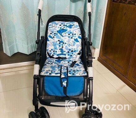 Short Time Used Baby Stroller And Rocker 2in 1