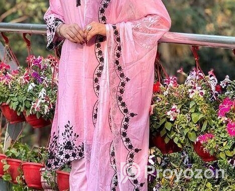 Embroidery Cotton Three Piece