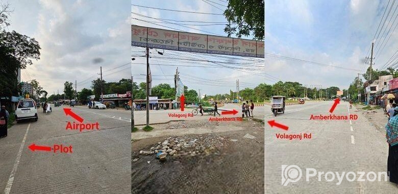বড়শালা, Airport Road এ ১০.৩৯ ডেসিমেল বাউন্ডারি করা