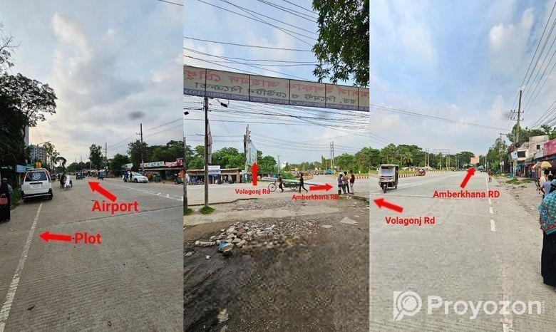 বড়শালা, Airport Road এ ১০.৩৯ ডেসিমেল বাউন্ডারি করা