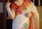 Semi Mosline Silk Saree with Blouse Pieces