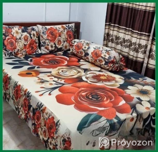 Primium 3D Bedsheet Four Piece Set
