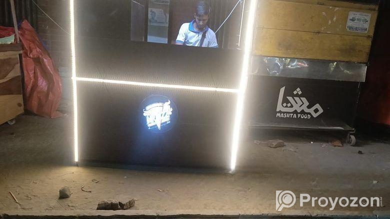 পিজ্জা কার্ট ফুল সেটাপ এবং সরঞ্জাম সহ