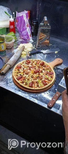 পিজ্জা কার্ট ফুল সেটাপ এবং সরঞ্জাম সহ