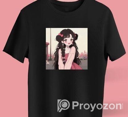 Ladies Premium Full Cotton Half Sleeve T-shirt – D