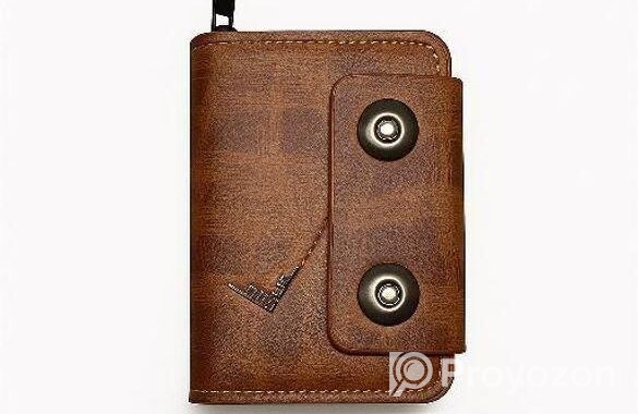 Compact PU Leather Men’s Wallet – Multi-Function C